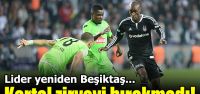 Beşiktaş zirveye yerleşti
