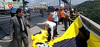 Köprülere Fenerbahçe bayrağı asılıyor