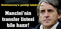 Mancini'nin transfer listesi bile hazır!