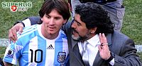 Maradona'dan Messi'ye destek