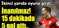 Müthiş performans.. 5 gol attı