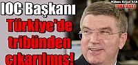 Olimpiyat komitesi başkanını tribüne...