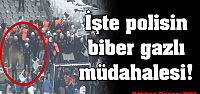 Polis Beşiktaş-Galatasaray maçında biber...