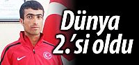 Dünya ikincisi oldu