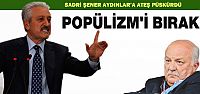 Sadri Şener, M.Ali Aydınlar'a ateş püskürdü