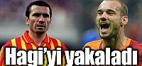Sneijder Hagi'yi yakaladı!