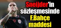 Sneijder'in sözleşmesinde önemli detay