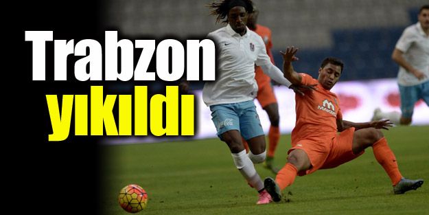 Trabzonspor, İstanbul'da yıkıldı.