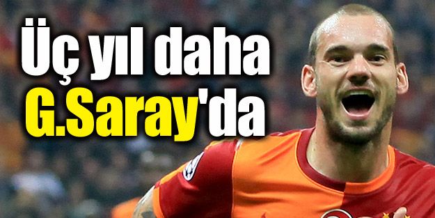 Üç yıl daha Galatasaray'da!