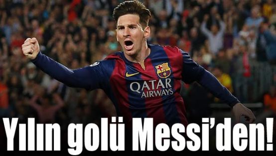 Yılın golü Messi'nin