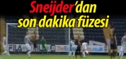 Sneijder'dan son dakikada füzesi
