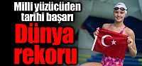 Milli yüzücüden tarihi Dünya Rekoru!